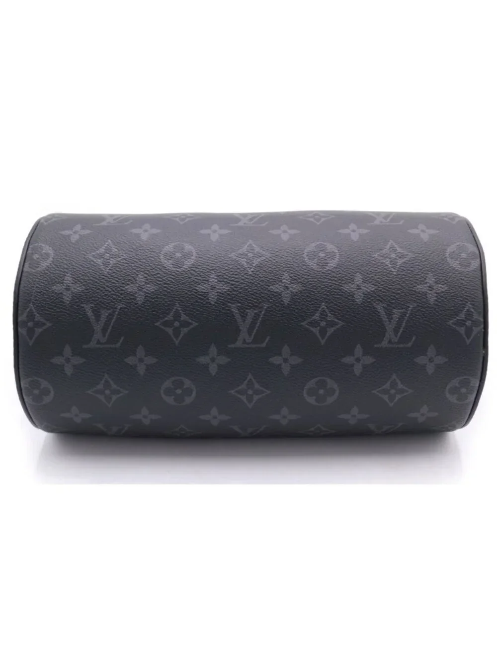 Louis Vuitton Soft Polochon PM Shoulder Back Monogram Eclipse Leather Black